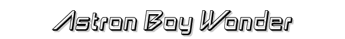 Astron Boy Wonder font